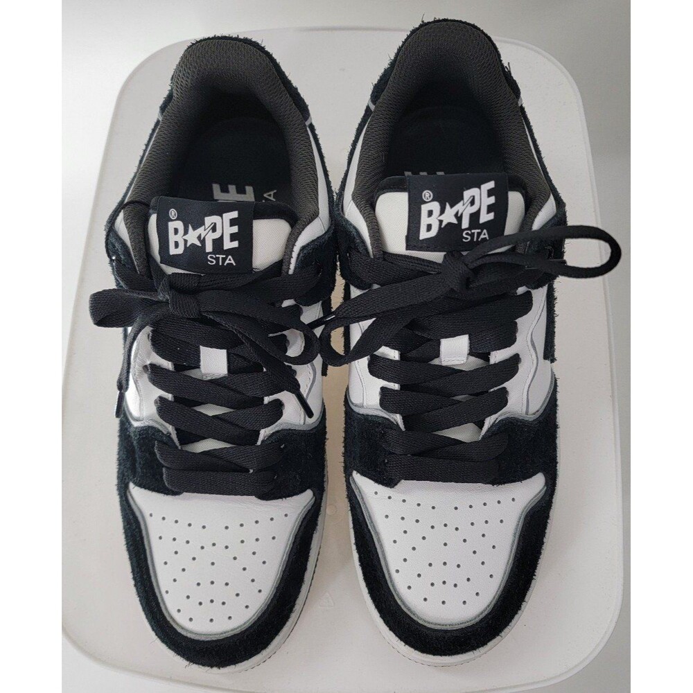 A Bathing Ape Bape SK8 StaBlack Suede - Picture 3 of 11